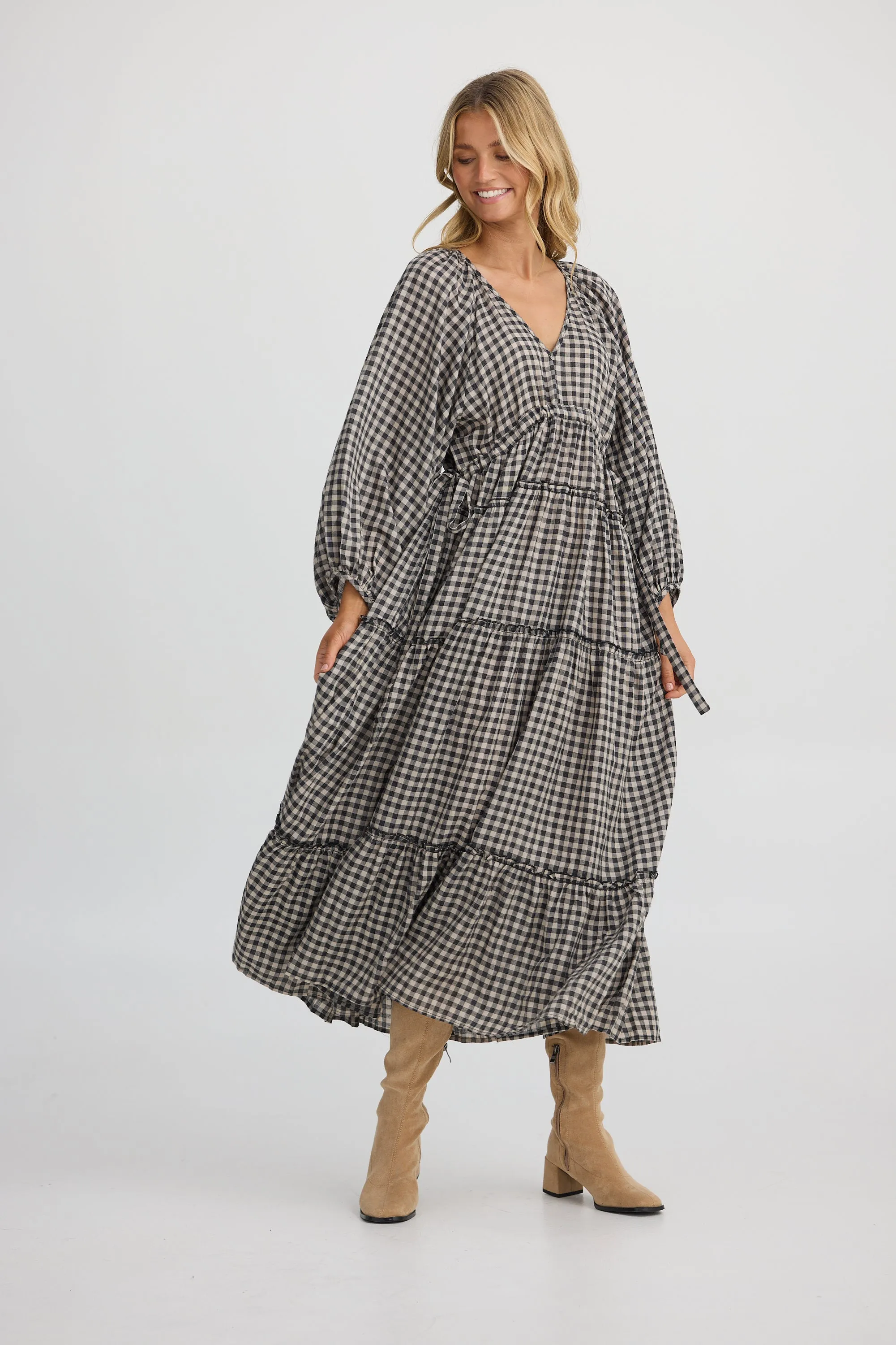 Shanty - SH25041-1 Wing and a Prayer Maxi Dress