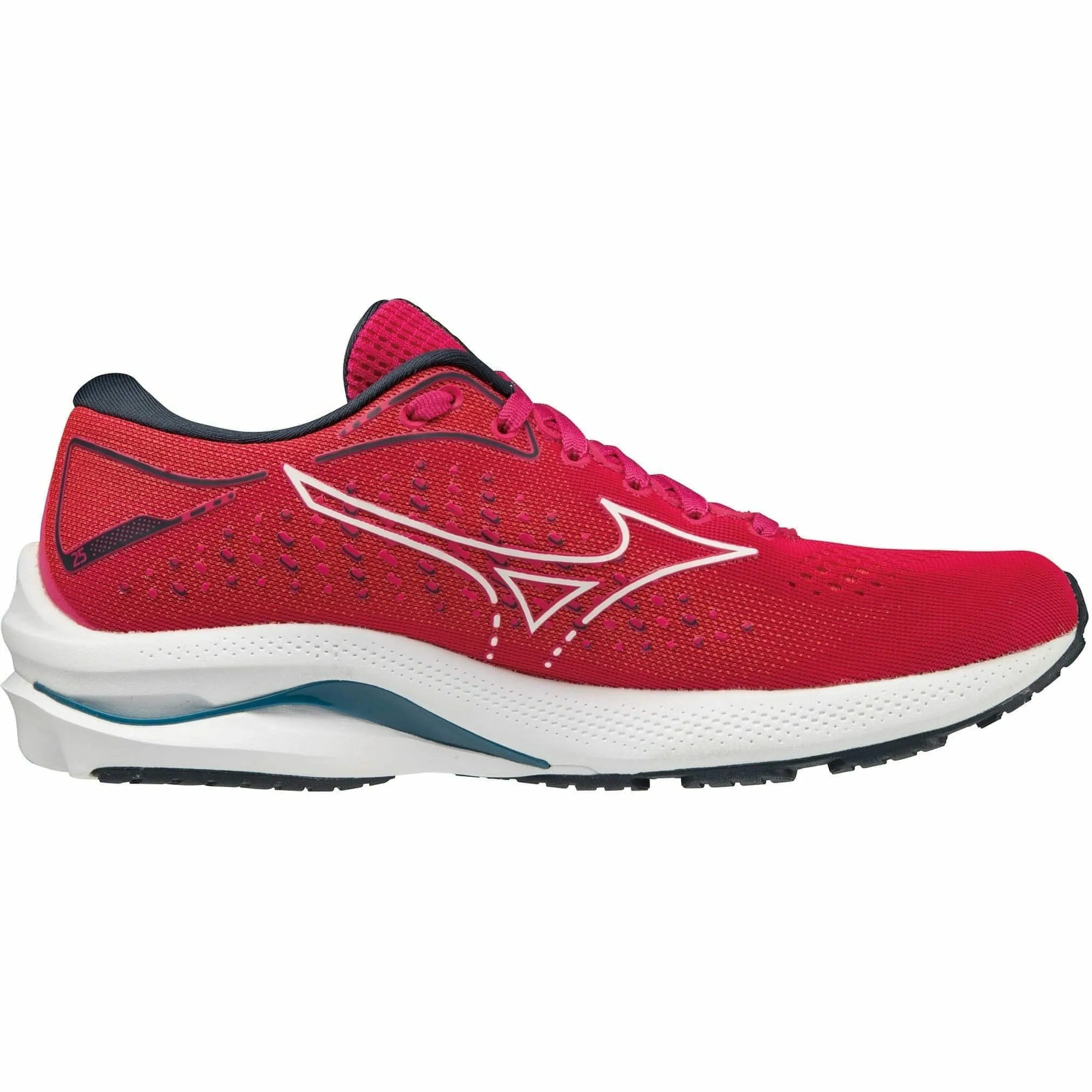 Chaussures de course Mizuno Wave Rider 25 pour femmes - Rose