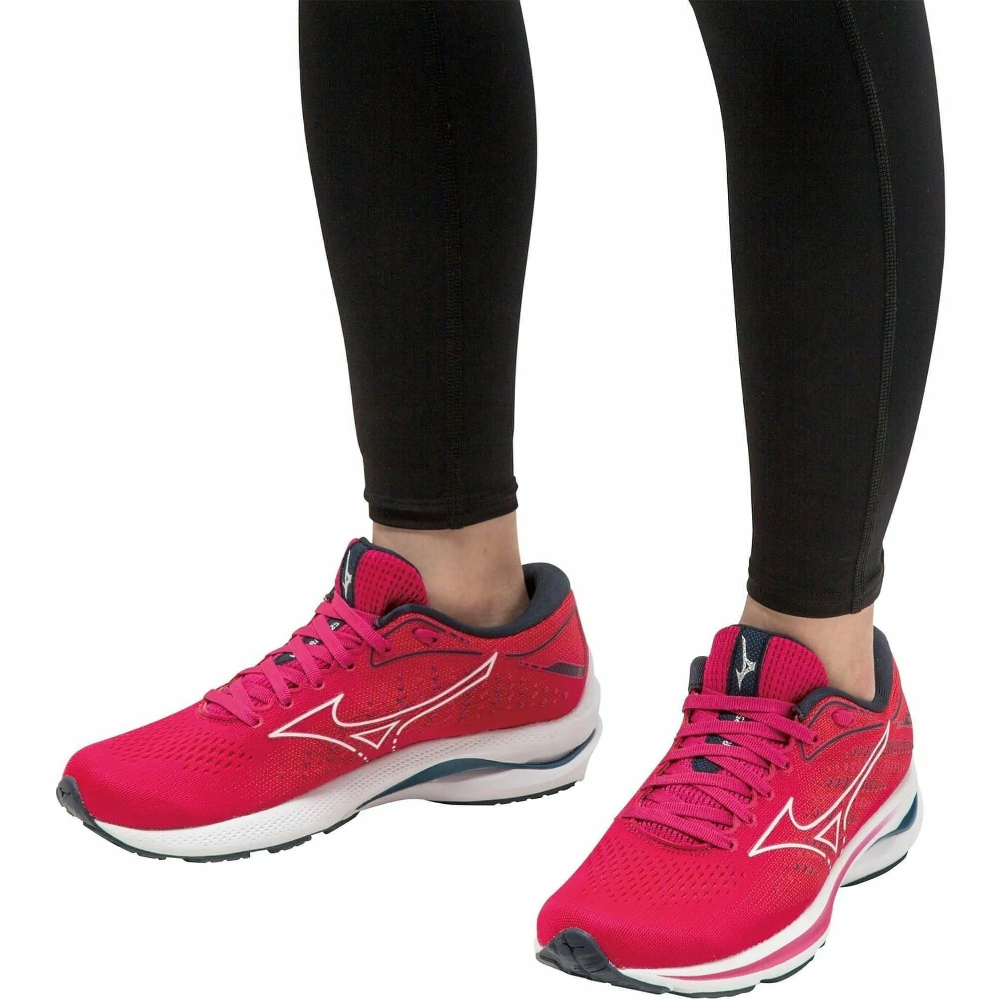 Chaussures de course Mizuno Wave Rider 25 pour femmes - Rose