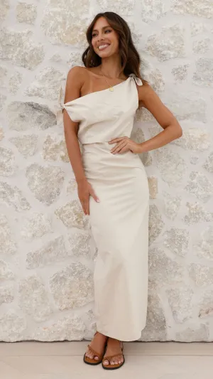 Simone Maxi Dress - Beige,prom dresses,wedding guest dresses,homecoming dresses,bridesmaid dresses,cocktail dresses,women clothing,summer dresses,formal dresses,sundresses,mother of the bride dresses,quince clothing,bodycon dress,dress casual,dress design,