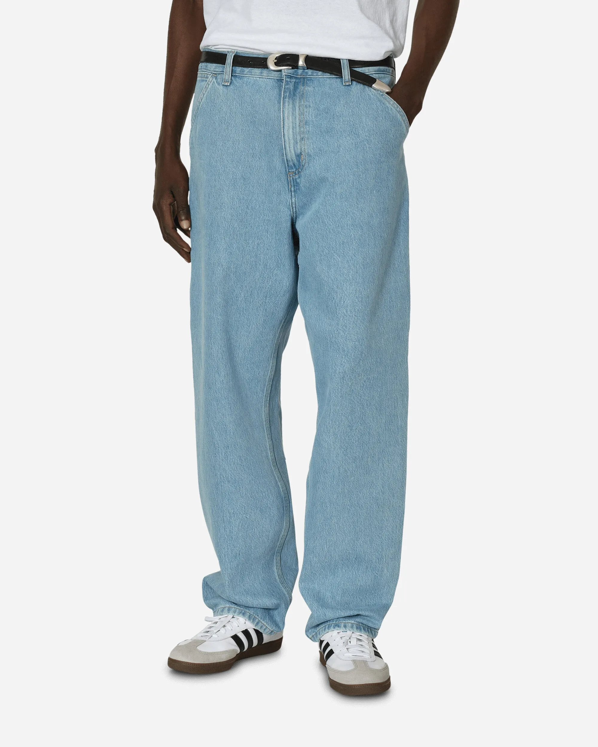 Single Knee Pants Blue (Heavy Stone Bleached) Men's sweatshirt