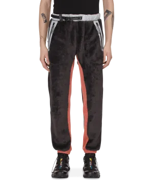 Slam Jam High Loft Polartec Fleece Pants Black Men's sweatshirt