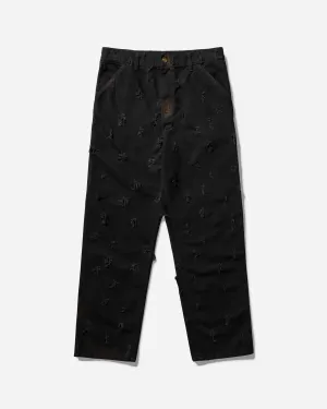 Slam Jam Single Knee Pants Black Men's sweatshirt