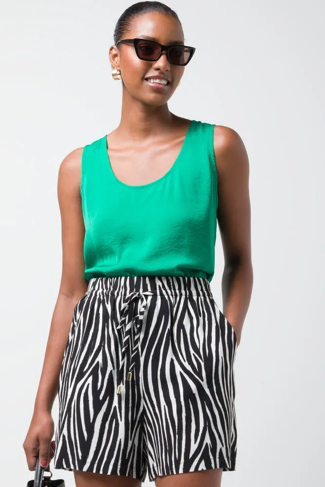 Sleeveless Top Green,women t-shirt cotton,women t-shirt top,boutique women's clothing