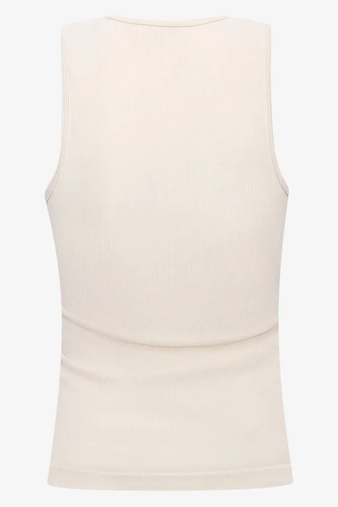 Sleevless Seamfree Top Natural