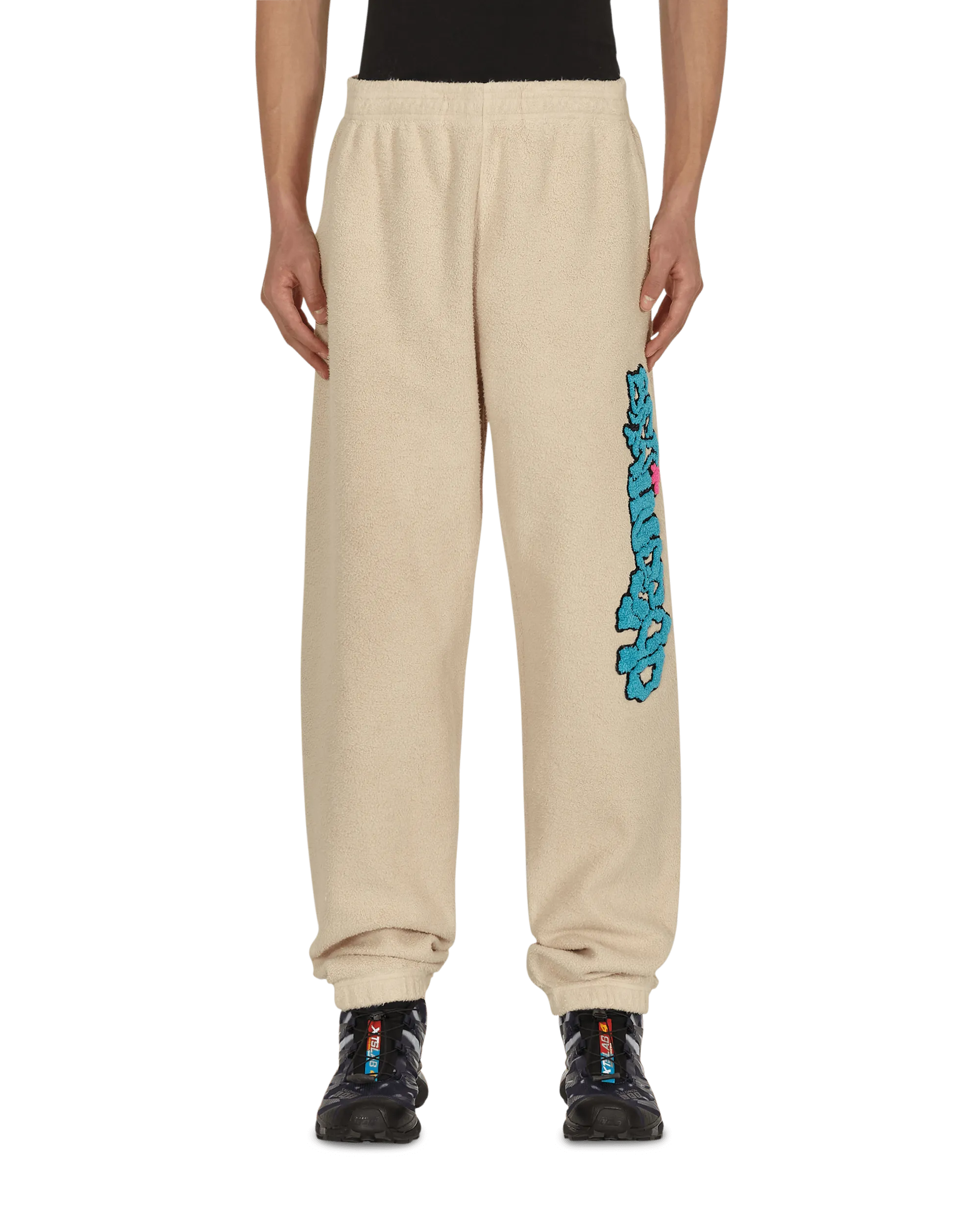 Slime Reverse Fleece Sweatpants Beige Men's sweatshirt