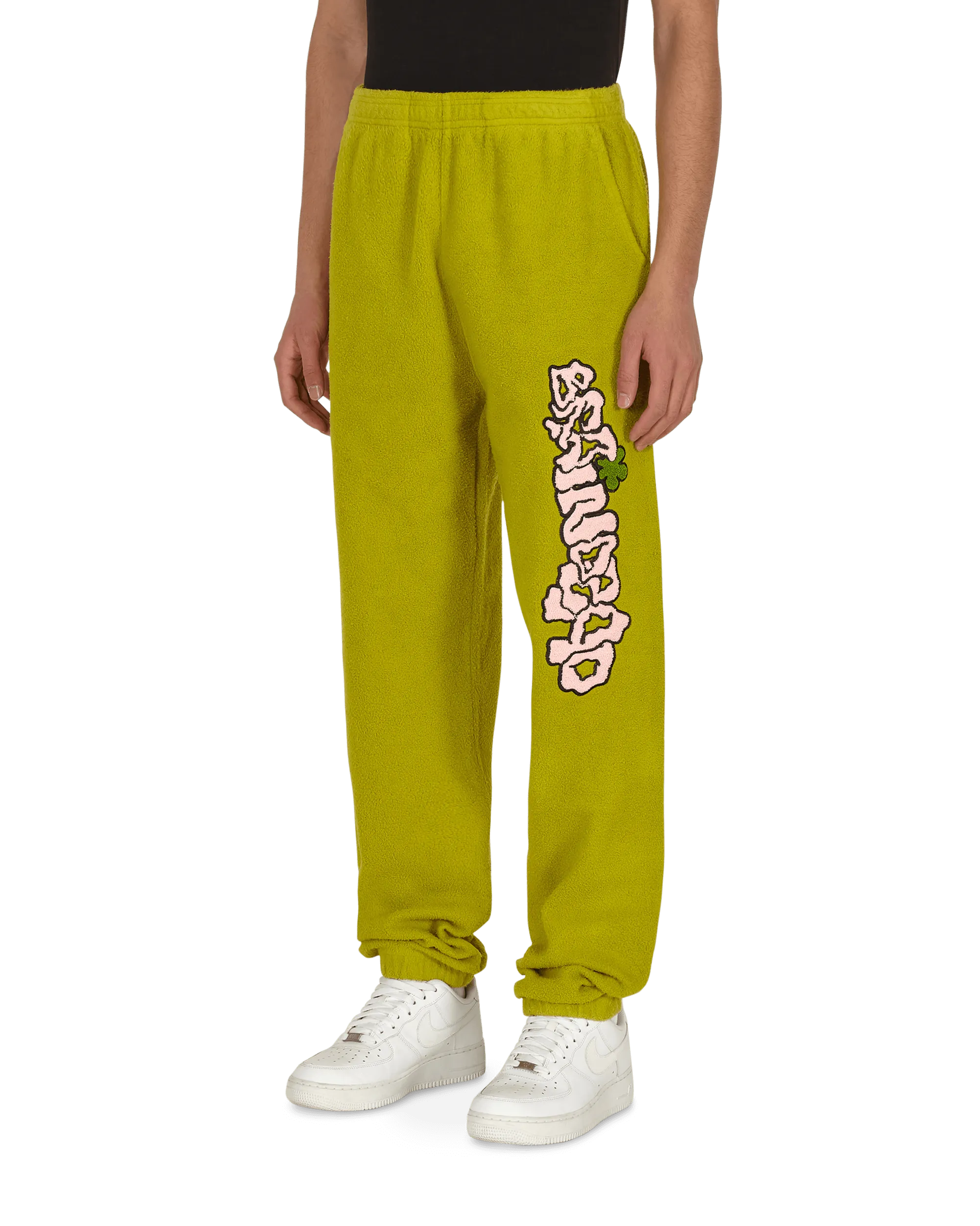 Slime Reverse Fleece Sweatpants Red