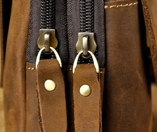 Small Mens Leather Belt Pouch Holsters Belt Cases Cell Phone Waist Pouch for Men
