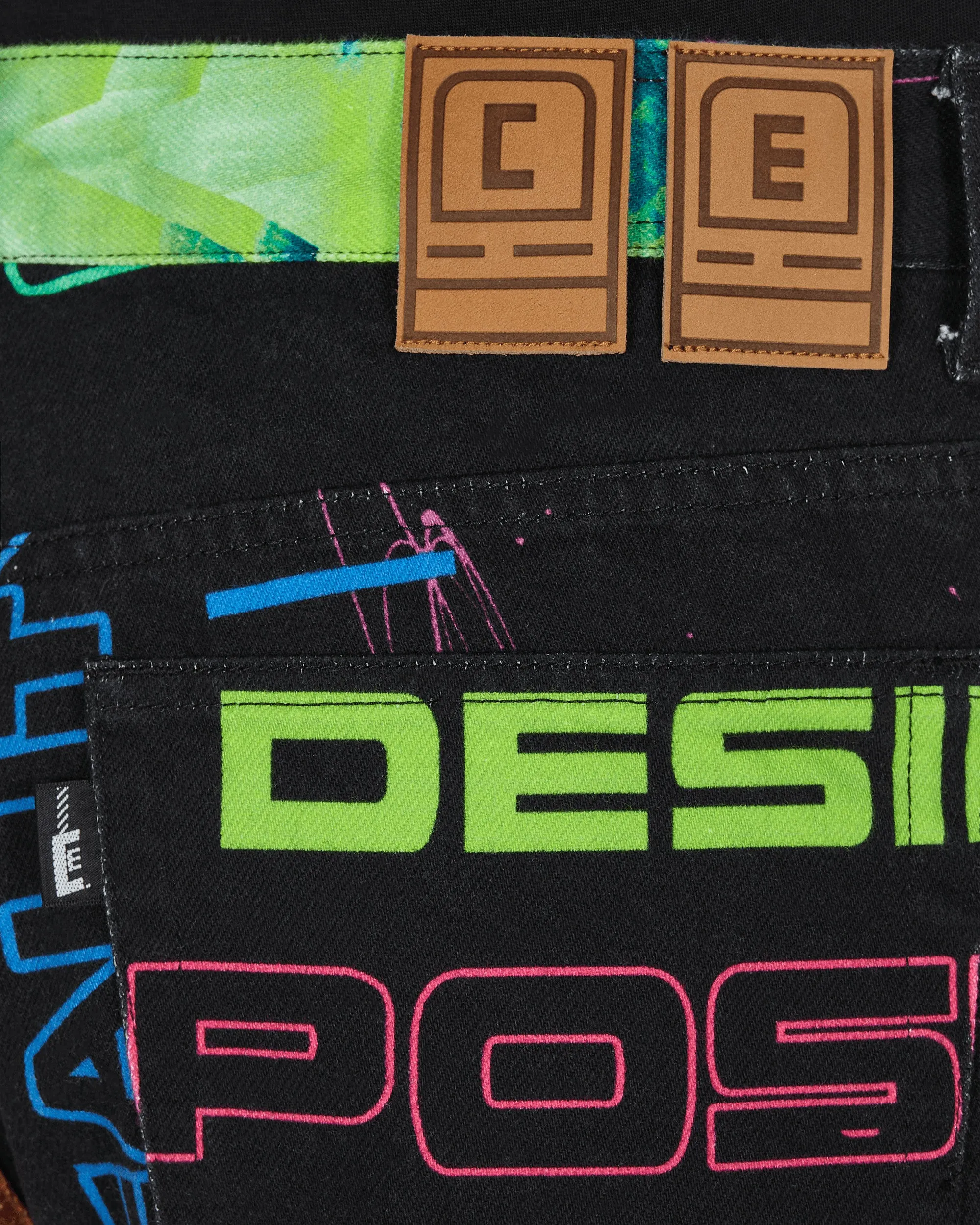 S.O.M 1994 Denim Pants Multicolor