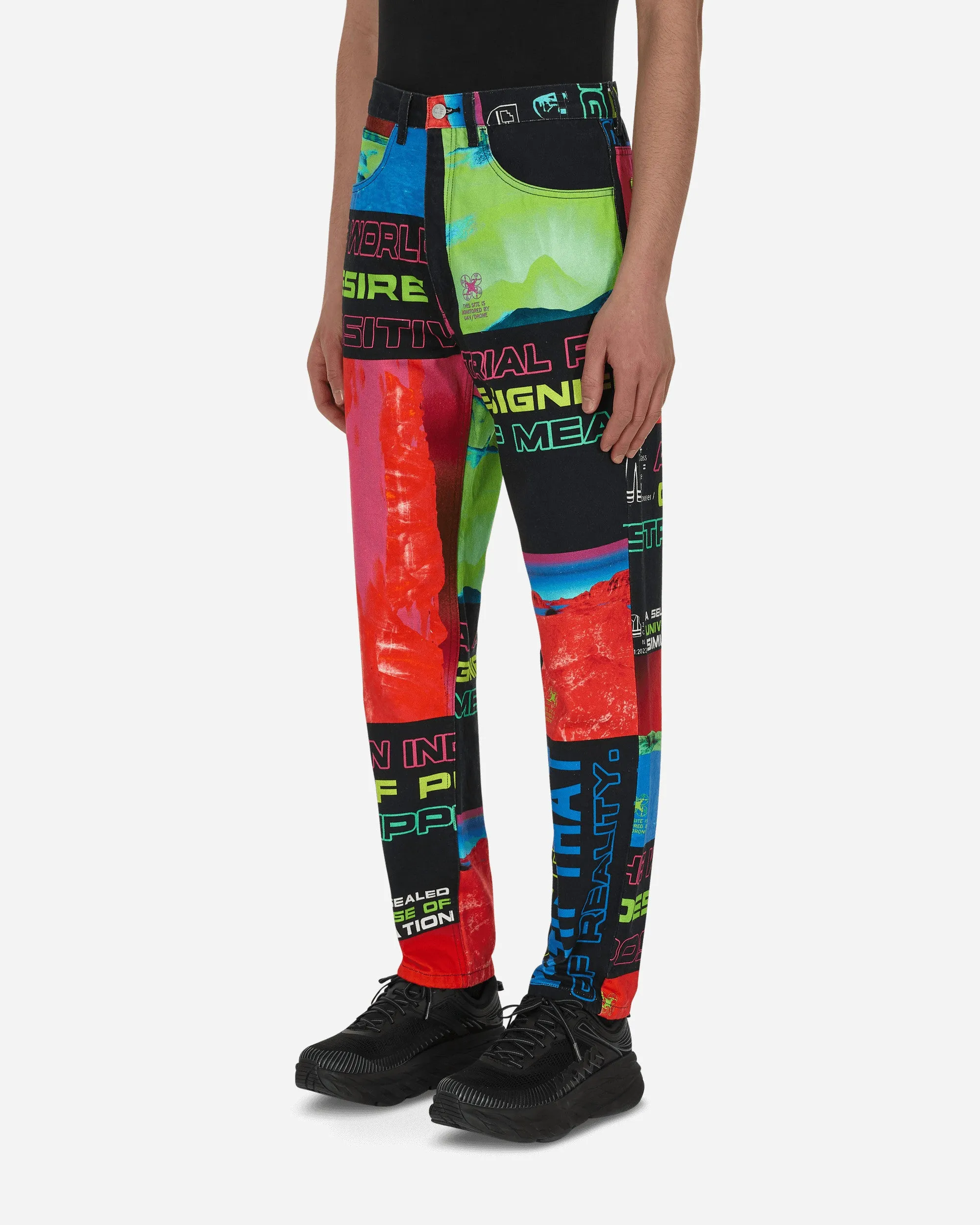 S.O.M 1994 Denim Pants Multicolor