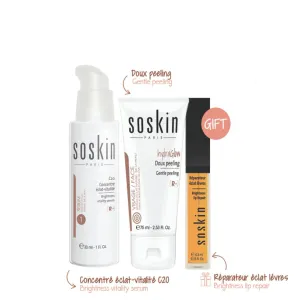 Soskin Glowy Skin   Lip Repair Gift Set 