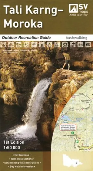 Spatial Vision Tali Karng - Moroka Map camp map guide sale waterproof hiking map topographic camping map