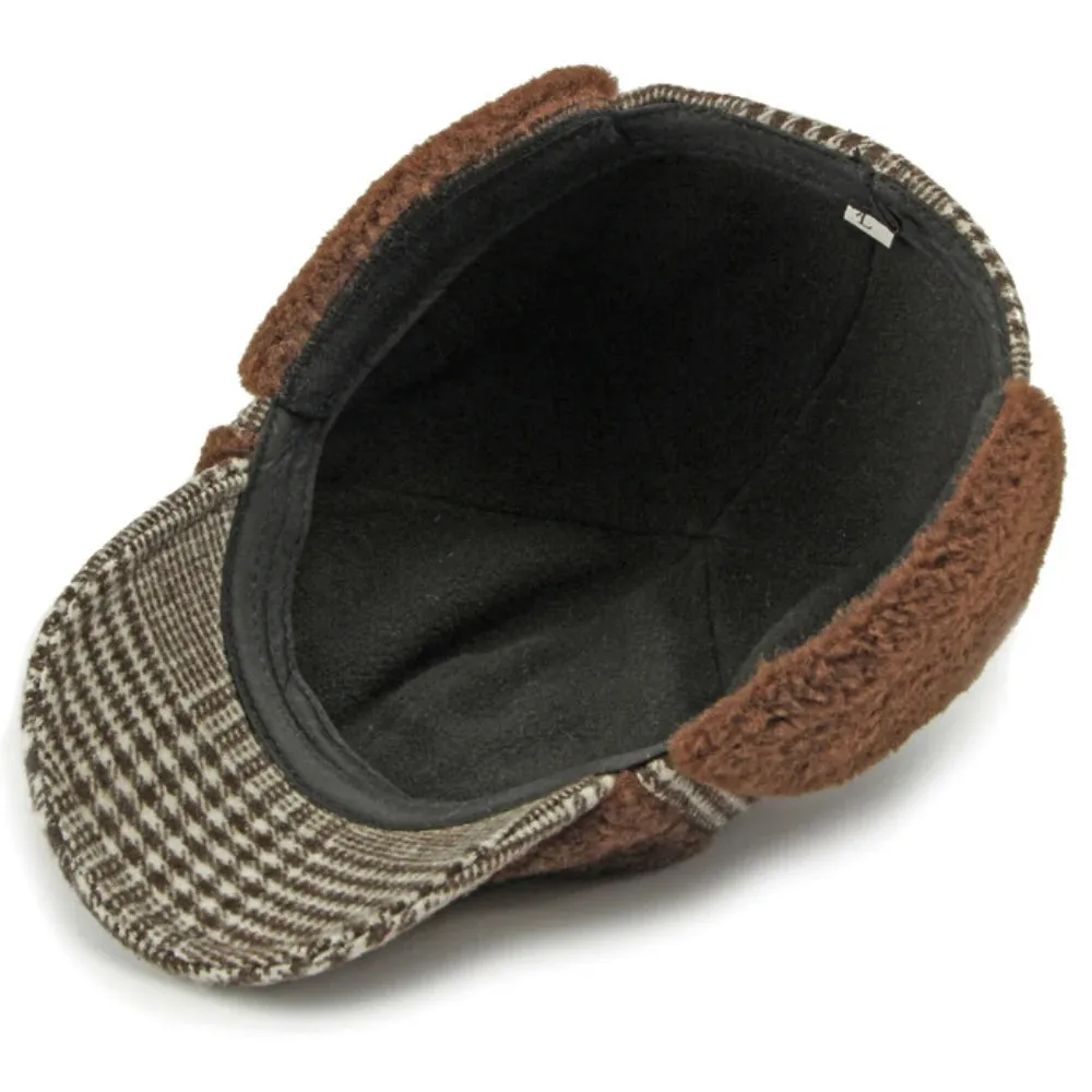 Stockholm Winter Earflaps Fur Baseball Cap