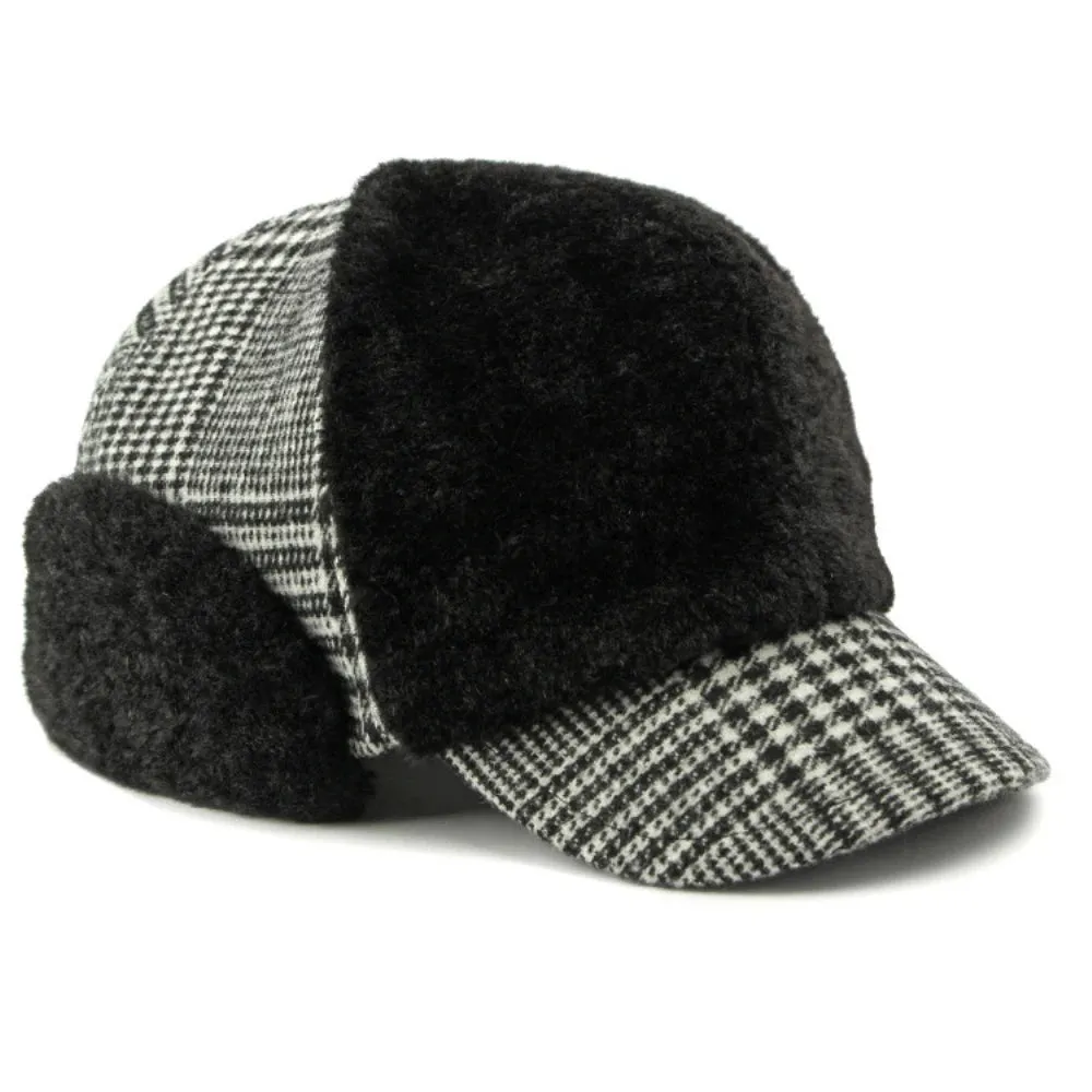 Stockholm Winter Earflaps Fur Baseball Cap