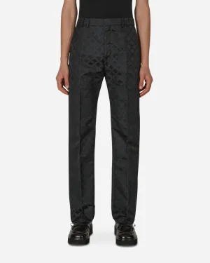 Straight Cut Trousers Black Men's sweatshirt