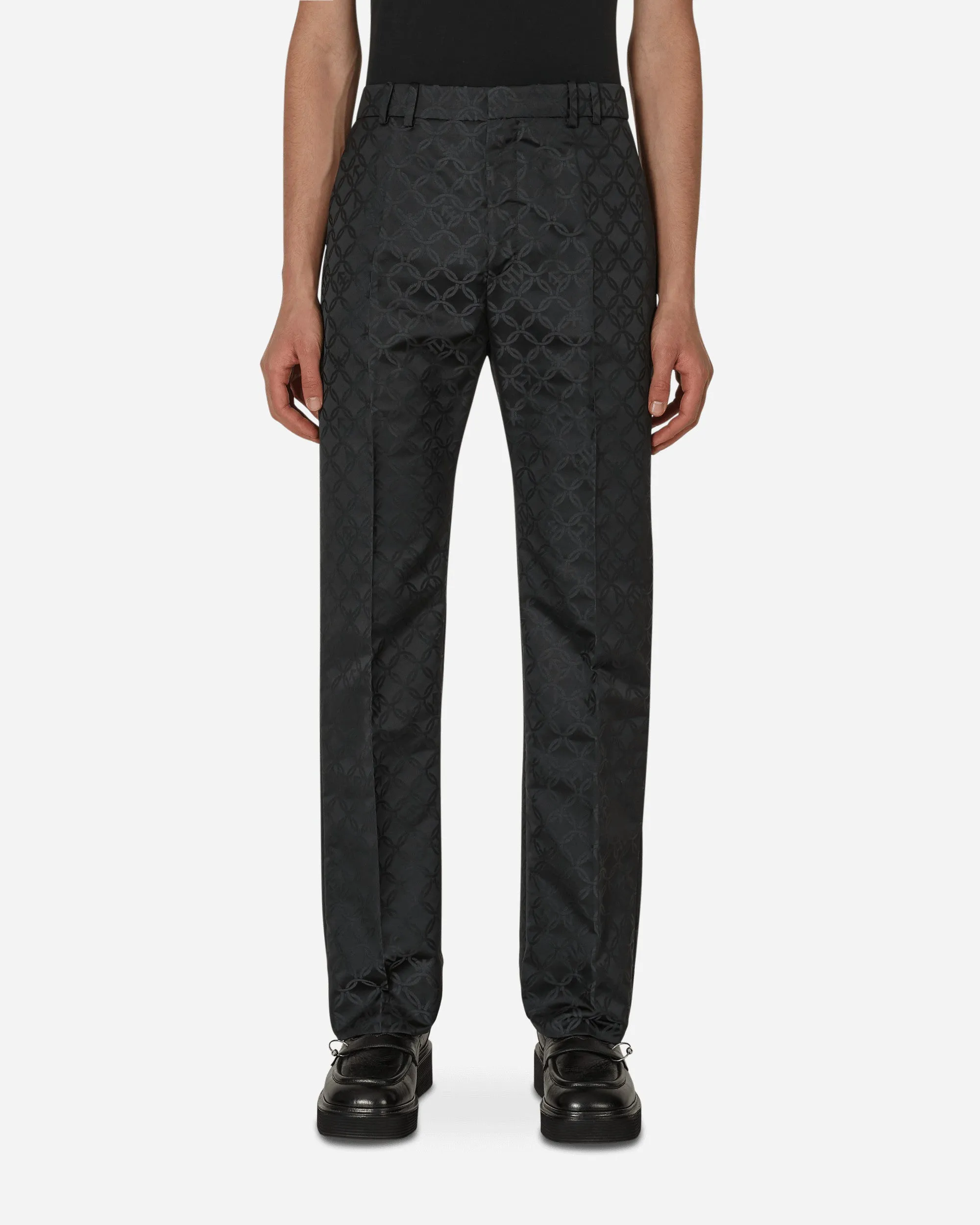 Straight Cut Trousers Black Men's sweatshirt