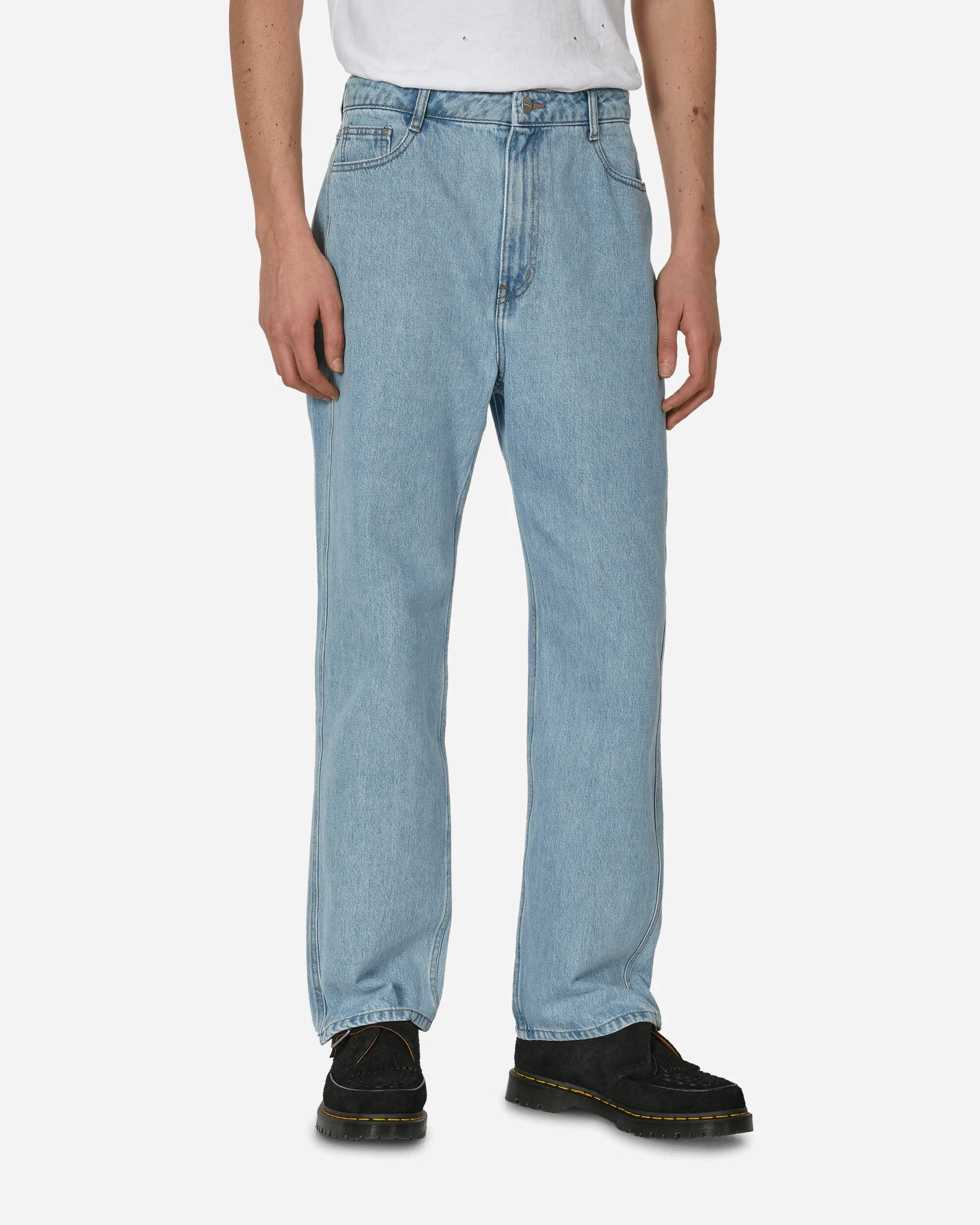 Straight Fit Denim Pants Light Blue Men's sweatshirt