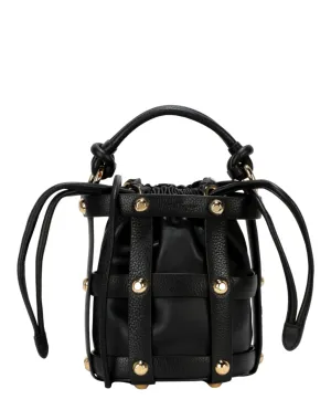 Stud Cage Bucket Bag stylish bucket bags
