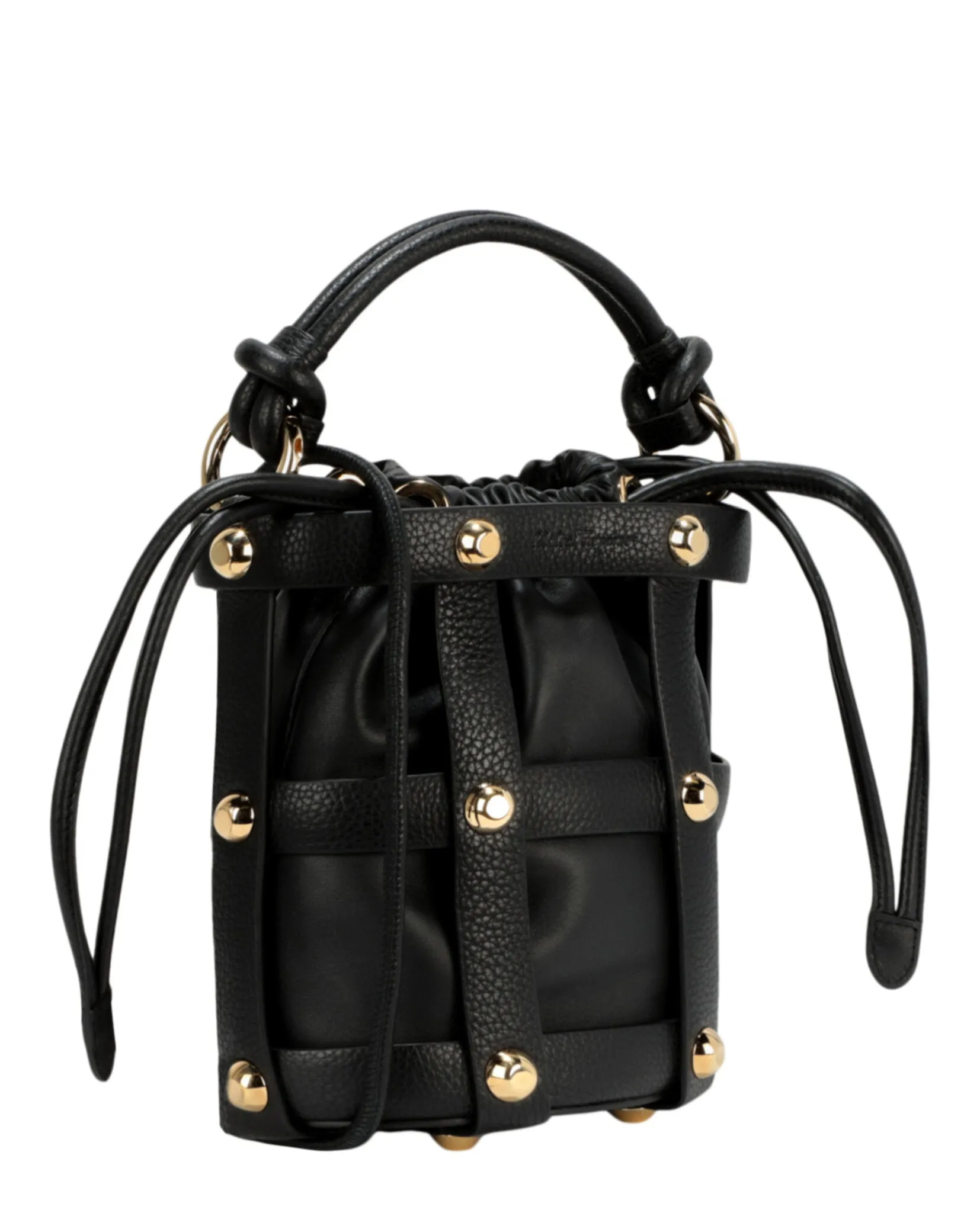 Stud Cage Bucket Bag