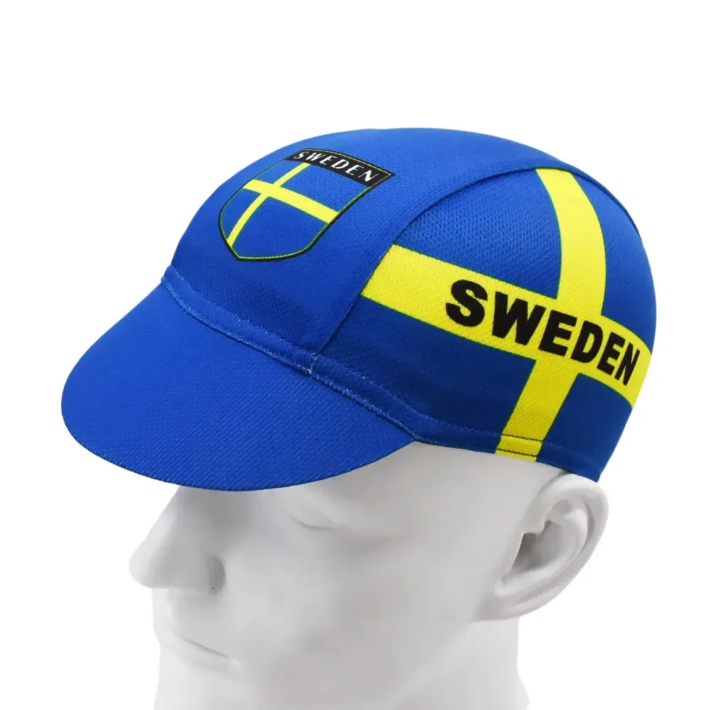 Sweden Flag Cycling Cap
