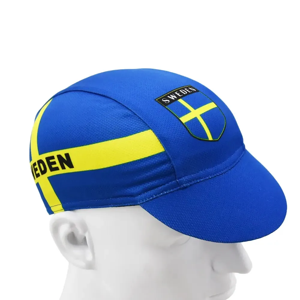 Sweden Flag Cycling Cap