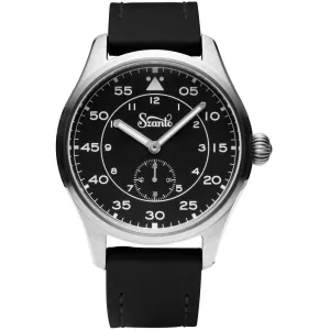 Szanto Men's Quartz Watch - Heritage Aviator Small Seconds Black Dial Strap | SZ 2751 Luxury Quartz Watch Quartz Watch Sale