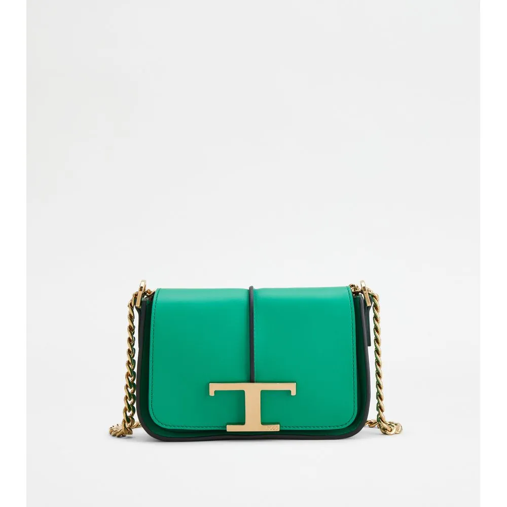 T Timeless Crossbody Bag in Leather Micro stylish bucket bags