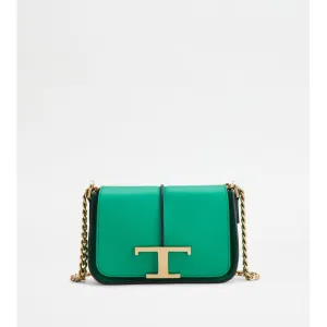 T Timeless Crossbody Bag in Leather Micro stylish bucket bags