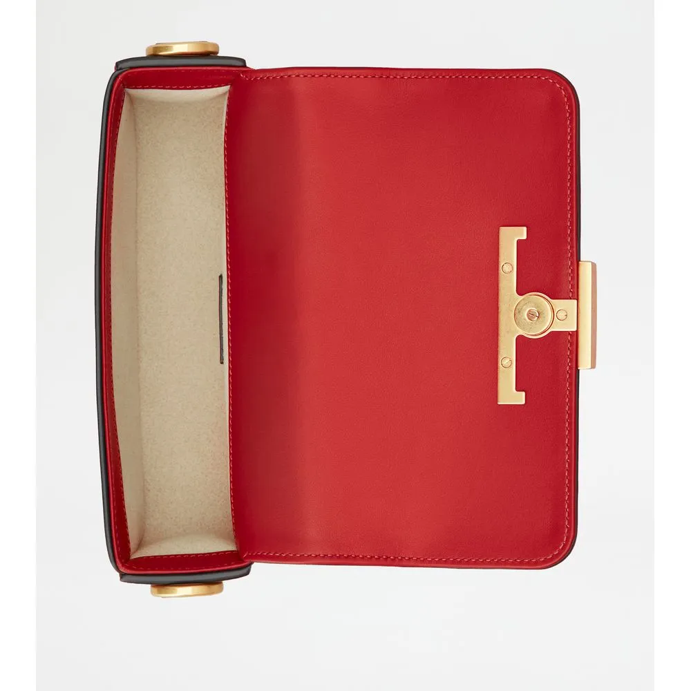 T Timeless Crossbody Bag in Leather Mini