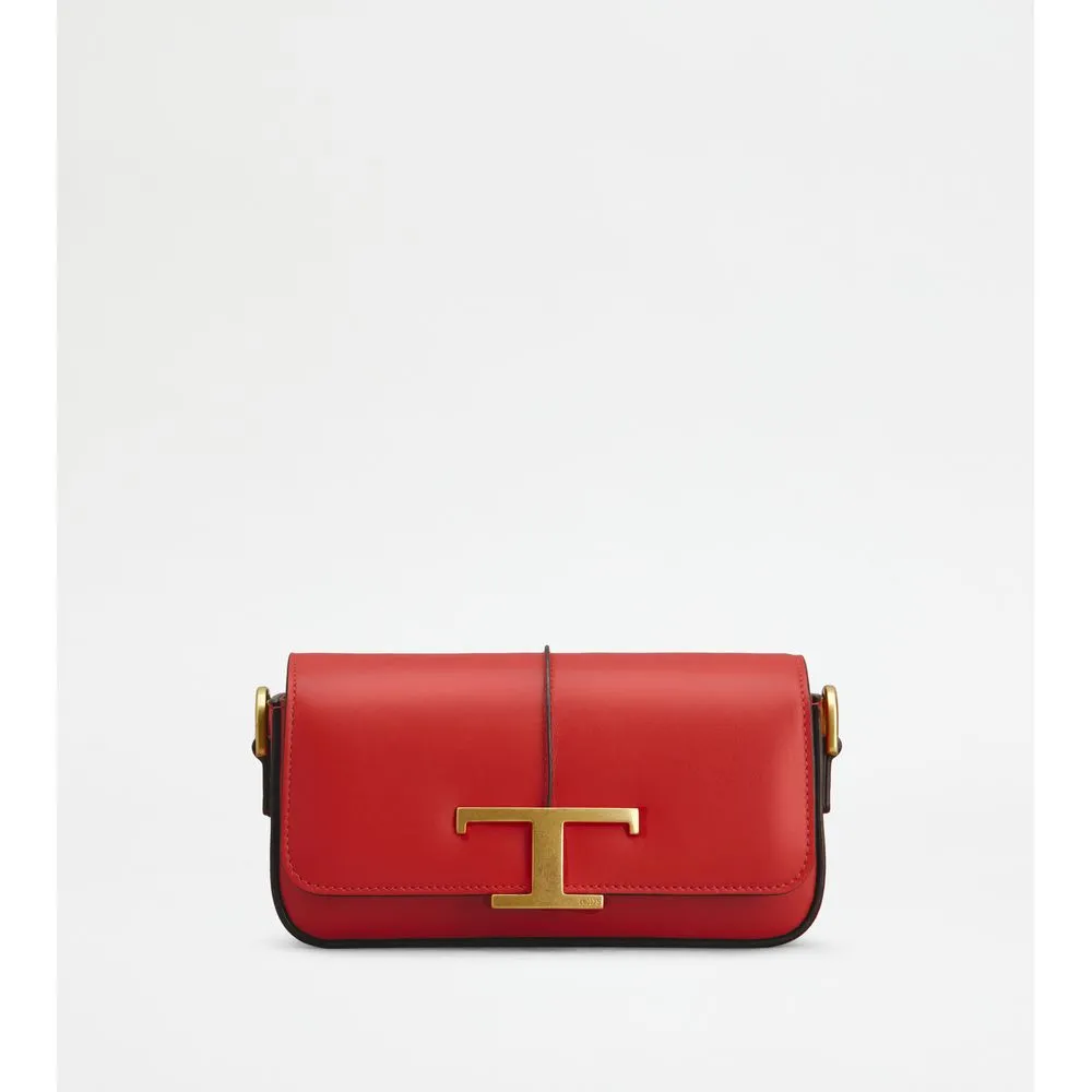 T Timeless Crossbody Bag in Leather Mini stylish bucket bags