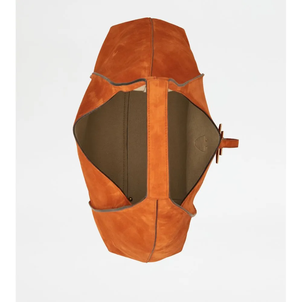 T Timeless Hobo Bag in Suede Large