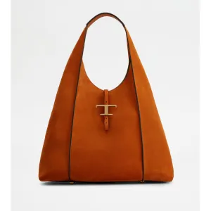 T Timeless Hobo Bag in Suede Large stylish bucket bags