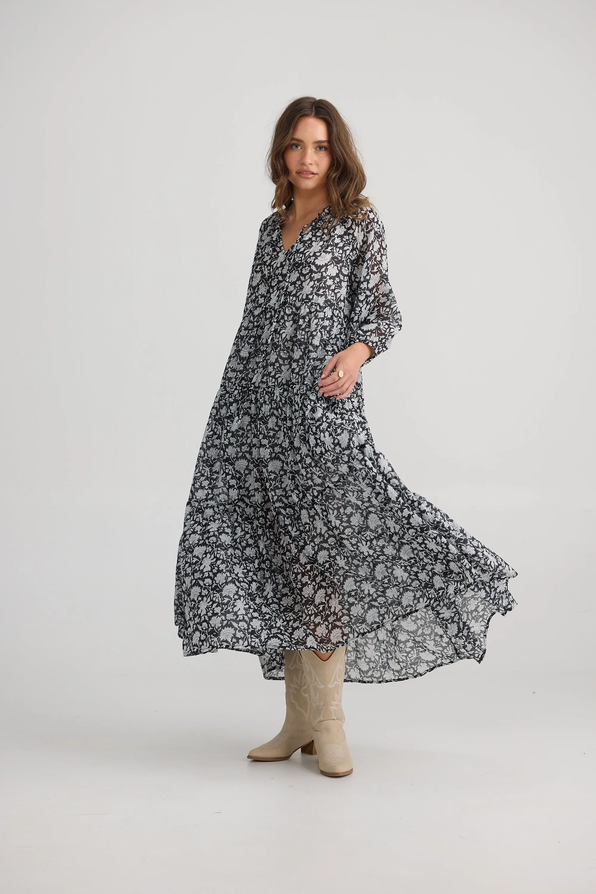 Talisman - TA25105-02 Damascus Mid Sleeve Dress