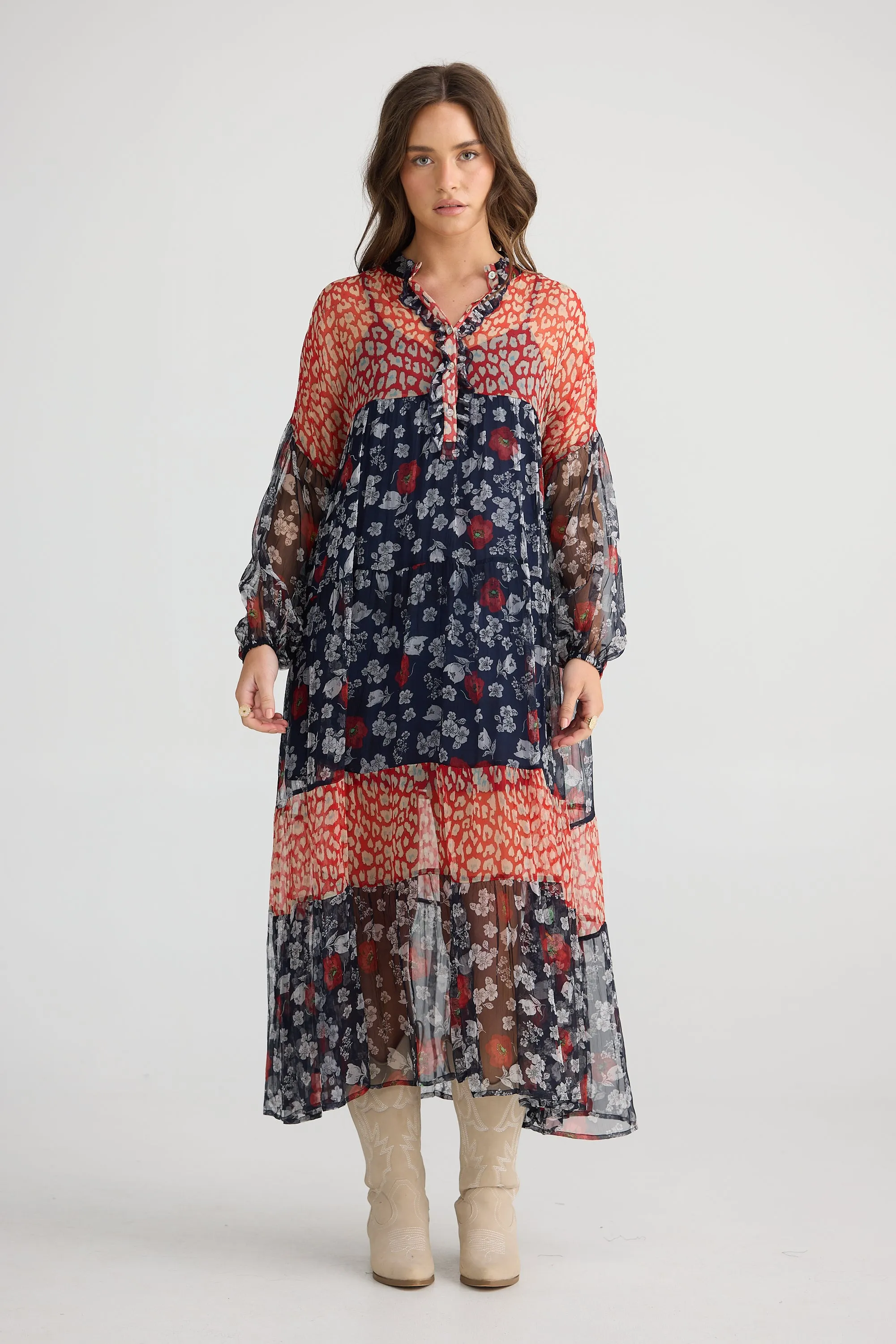 Talisman - TA25124-2 Carnation Dress