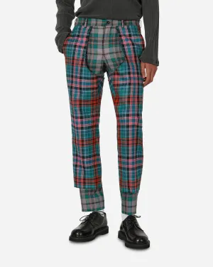 Tartan Wool Trousers Multicolor Men's sweatshirt