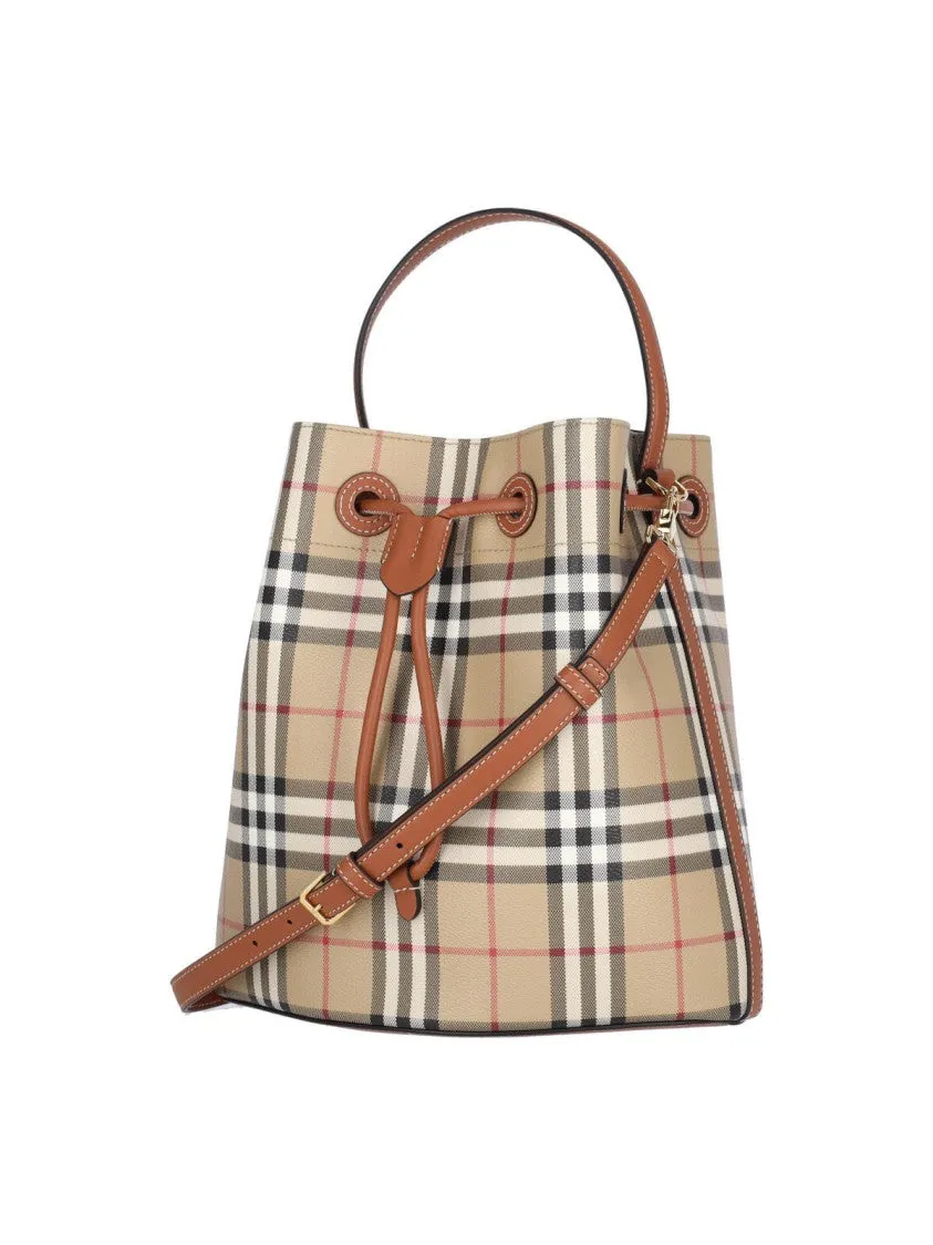 Tb" Small Bucket Bag ?C Beige