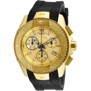 Technomarine Men's Watch - UF6 Chronograph Gold Dial Black/Dark Grey Strap | TM-617001 Luxury Quartz Watch Quartz Watch Sale