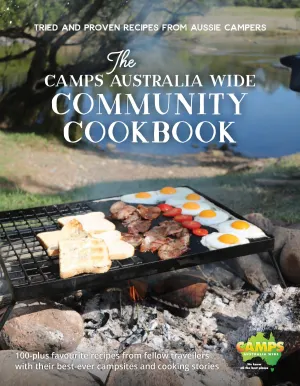The Camps Australia Wide Community Cookbook camp map guide sale waterproof hiking map topographic camping map