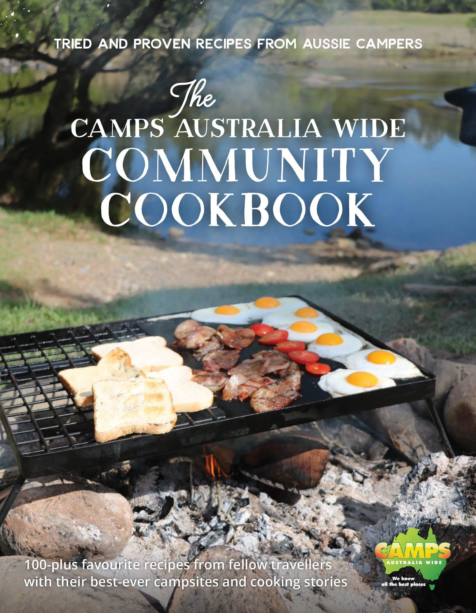 The Camps Australia Wide Community Cookbook camp map guide sale waterproof hiking map topographic camping map