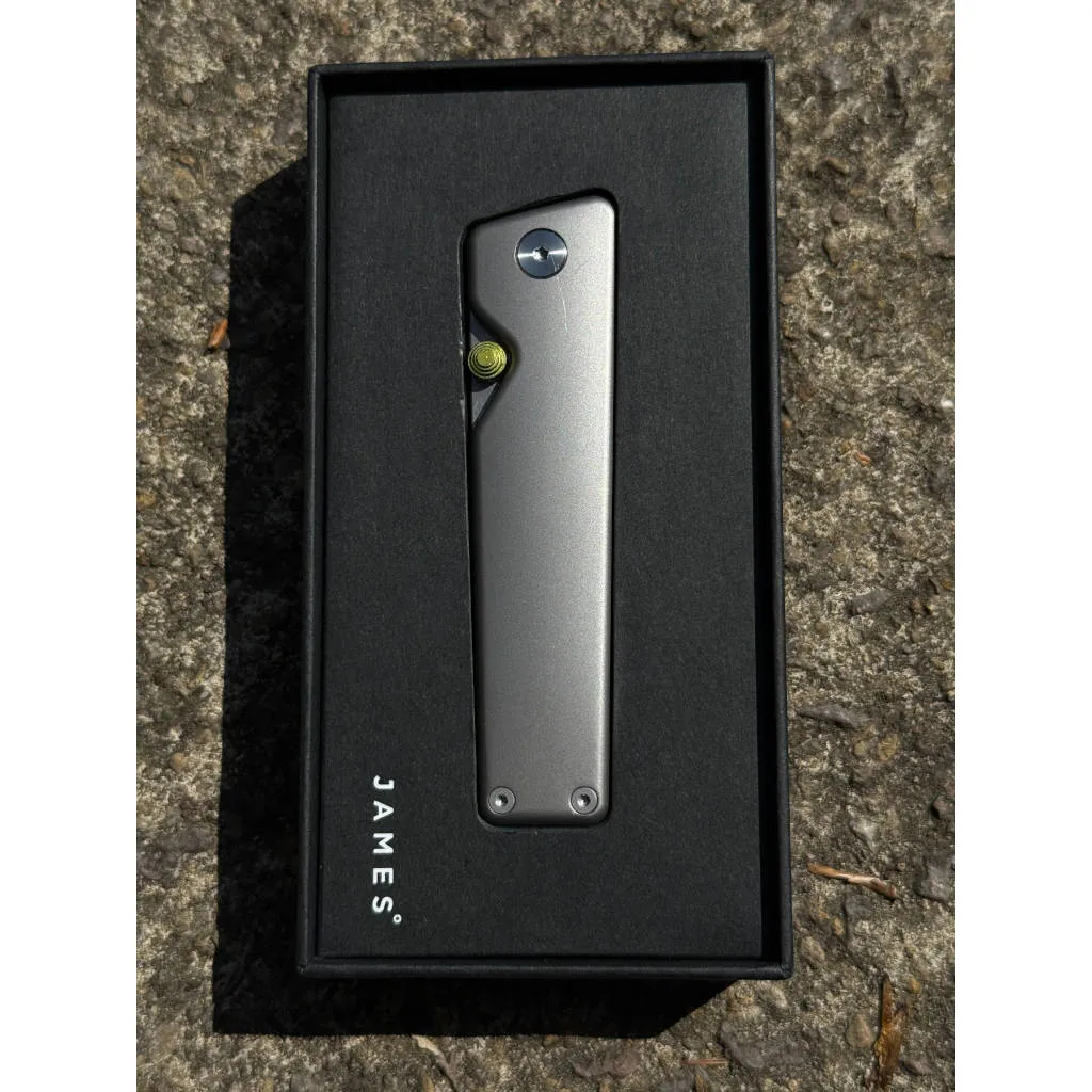 The Chapter 2 | Titanium   Damasteel SMALL DEFECT SALE