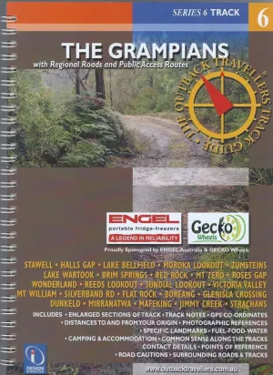 The Grampians Outback Travellers Track Guide camp map guide sale waterproof hiking map topographic camping map