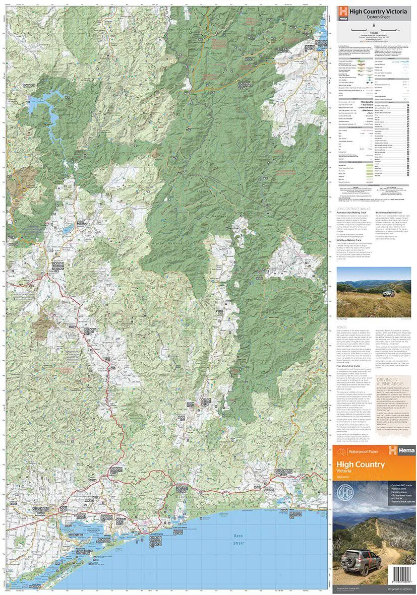 The High Country Victoria Map