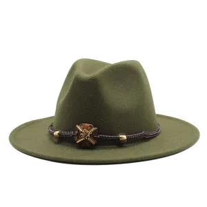 The Moulin Cotton Fedora Hat boater hat with bow in beach sunlight