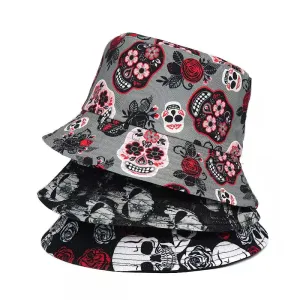 The Nightmare Reversible Bucket Hat boater hat with bow in beach sunlight