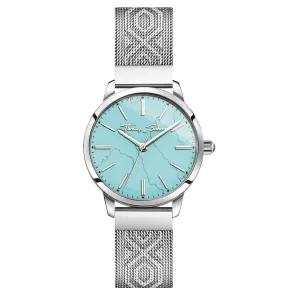 Thomas Sabo Arizona Turquoise Embossed Steel Womens Watch 