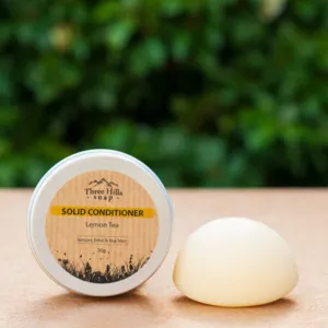 Three Hills Soap Solid Conditioner Bar - Lemon Tea 