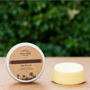 Three Hills Soap Solid Lotion Bar with Cocoa 
