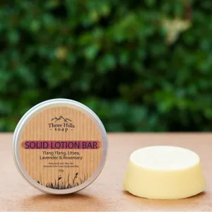 Three Hills Soap Solid Lotion Bar with Ylang Ylang 