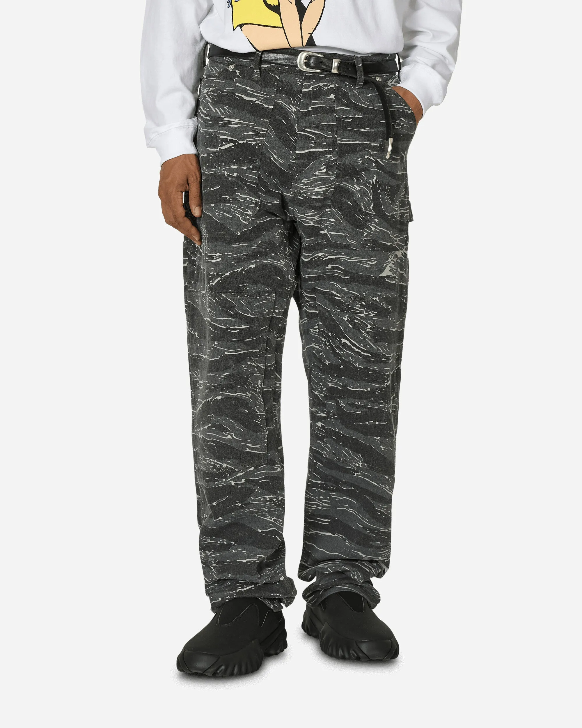 Tiger Camo Work Pants Black Men's sweatshirt