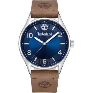 Timberland Men's Watch - Quartz Blue Dial Beige Genuine Leather Strap | TDWGA9001101 Luxury Quartz Watch Quartz Watch Sale